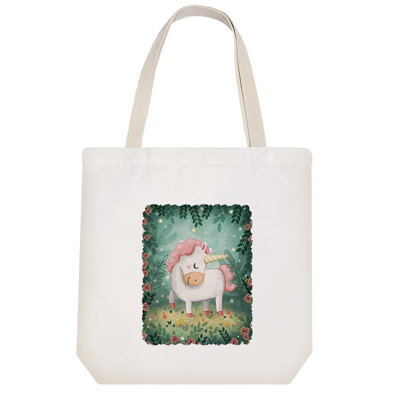 ساک خرید خندالو طرح اسب تک شاخ یونیکورن  کد 28