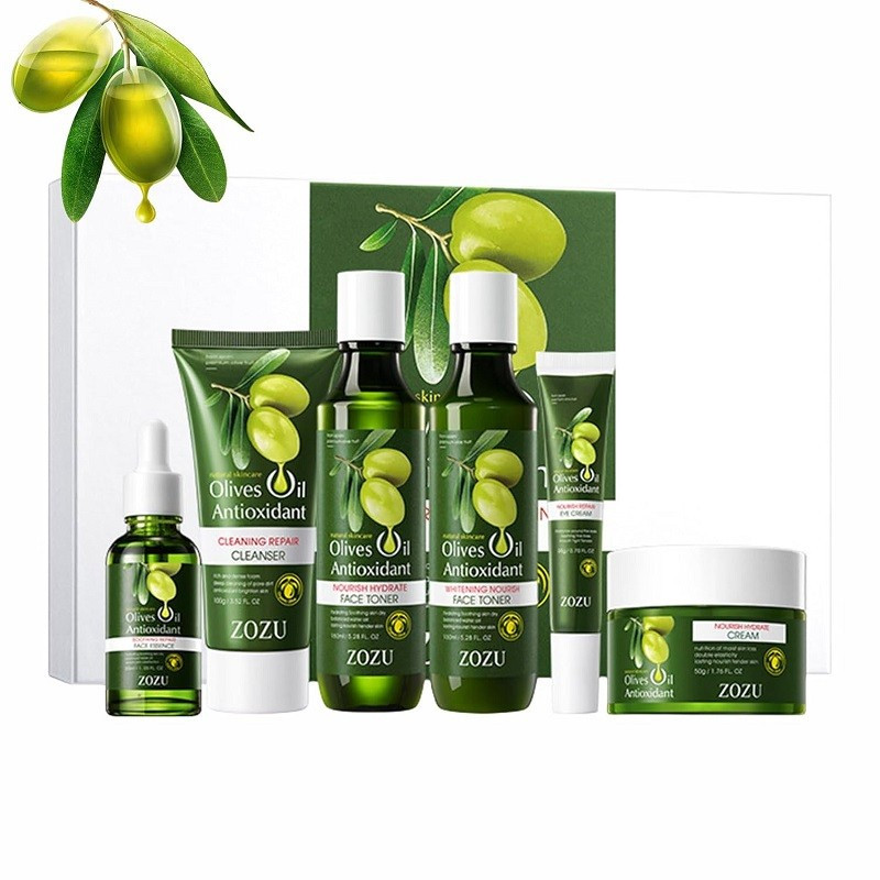 مجموعه مراقبت از پوست زوزو مدل عصاره زیتون بسته 6 عددی