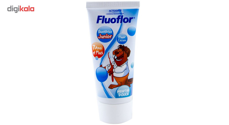 خمیر دندان کودک فلوفلور مدل dentifrice junior حجم 50 ml خمیر دندان کودک فلوفلور مدل dentifrice junior حجم 50 ml