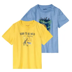 تی شرت آستین کوتاه پسرانه لوپیلو مدل Wild مجموعه دو عددی