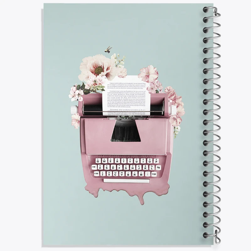 دفتر نقاشی 50 برگ خندالو طرح ماشین تایپ کد N2559