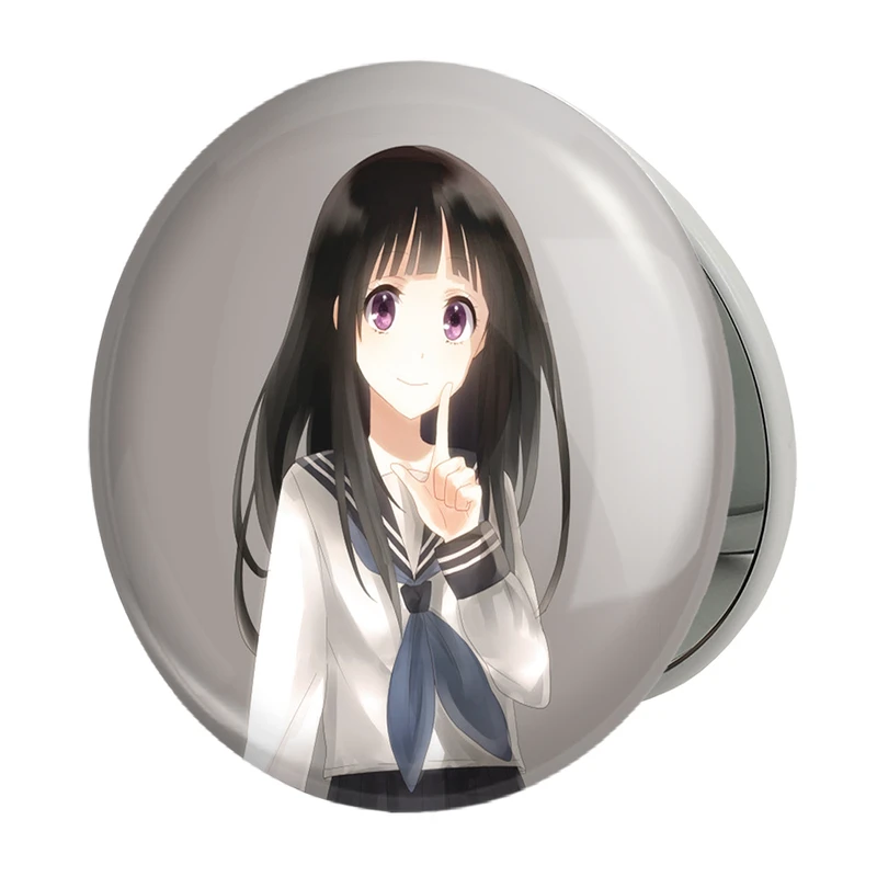 آینه جیبی خندالو طرح چیتاندا انیمه هیوکا Hyouka مدل تاشو کد 17088 