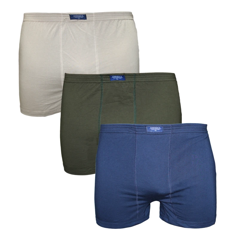 شورت پادار مردانه چیندکا مدل سوپر پنبه کد 1002 مجموعه 3 عددی