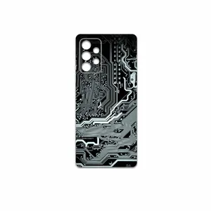 MAHOOT Black-Printed-Circuit-Board Cover Sticker for Samsung Galaxy A52 5G