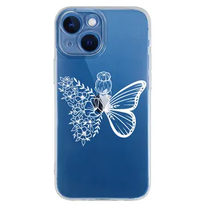 Megafone Butterfly Girl C53-W Cover For Apple iPhone 13 mini