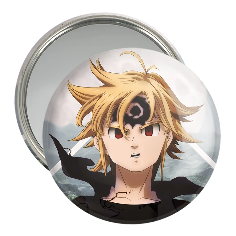 آینه جیبی خندالو مدل ملیوداس انیمه هفت گناه کبیره  کد 17519