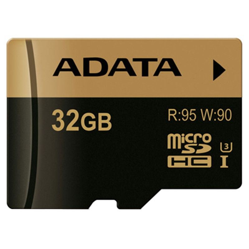 کارت حافظه microSDHC ای دیتا مدل XPG کلاس 10 استاندارد UHS-I U3 سرعت 95MBps با ظرفیت 32 گیگابایت