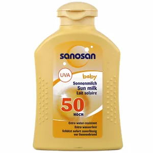 شیر ضد آفتاب کودک سانوسان مدل Baby Sun Milk حجم 200 میلی لیتر