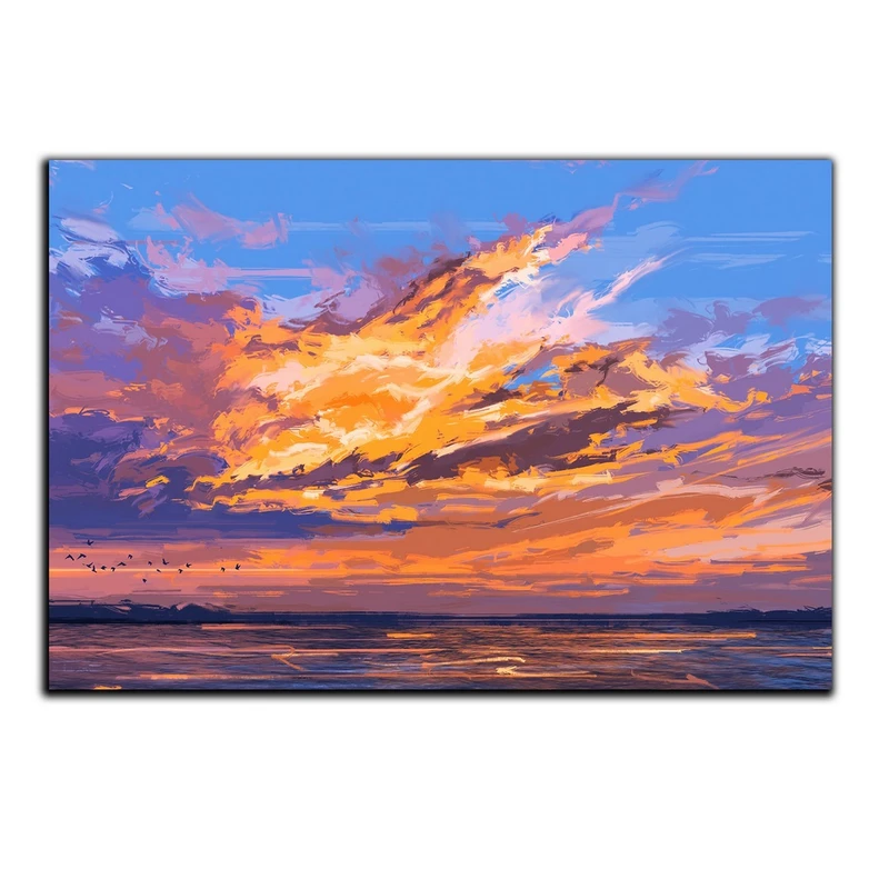 تابلو شاسی بکلیت طرح آسمان و دریا مدل SH-S5330