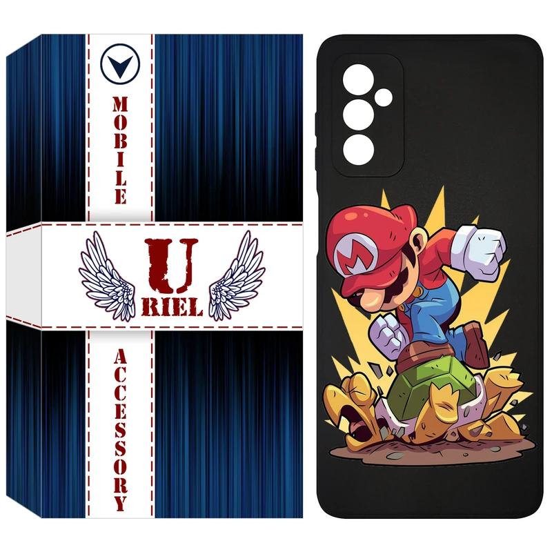 کاور یوریل مدل KSH کد 64 طرح ماریو مناسب برای گوشی موبایل سامسونگ Galaxy M52 5G