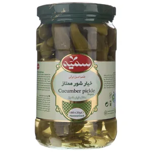 خیارشور ممتاز سمیه مقدار 680 گرم