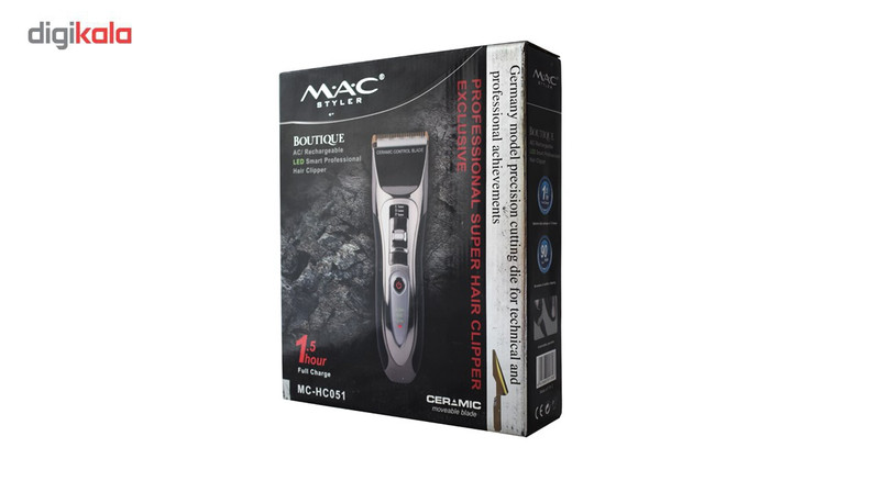 ماشین اصلاح سر و صورت مک استایلر مدل MC-HC051 ماشین اصلاح سر و صورت مک استایلر مدل MC-HC051