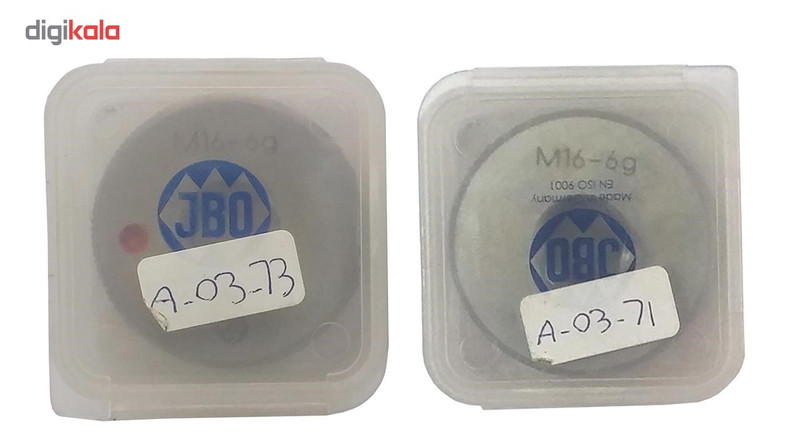 گیج برو نرو رینگی جی بی ا سایز M16 x 2-6g بسته دو عددی