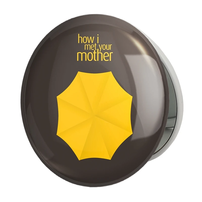 آینه جیبی خندالو طرح سریال آشنایی با مادر How I Met Your Mother مدل تاشو کد 13783 