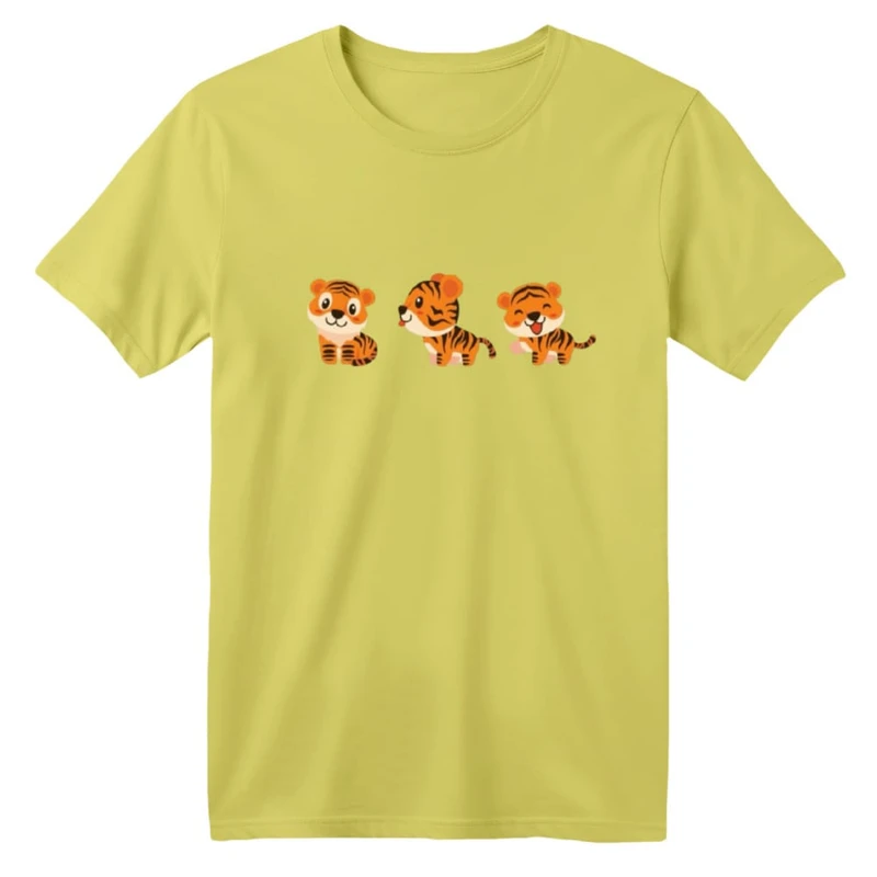 تی شرت آستین کوتاه بچگانه مدل ببر کد ۲