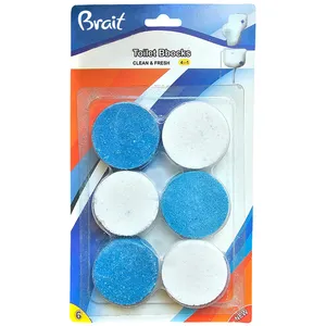 قرص ضدعفونی کننده توالت فرنگی برایت مدل SWT-01 بسته 6 عددی