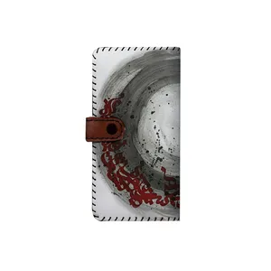 کیف پول چرمی ترمه طراحان ایده مدل بنددار کد hzs002