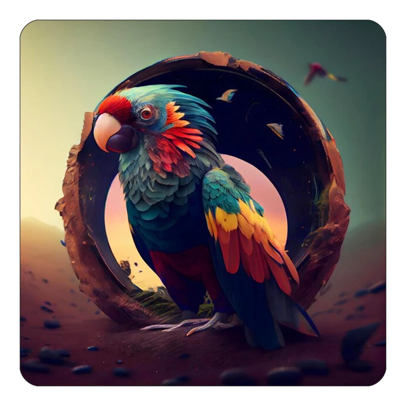 مگنت کاکتی طرح حیوانات رنگی مدل mp25907