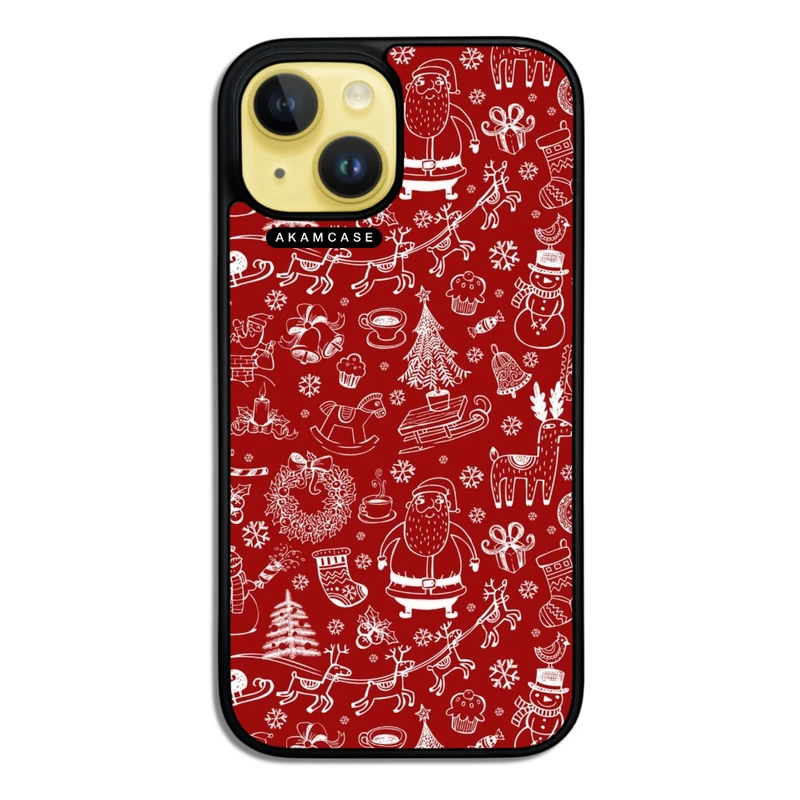 کاور آکام مدل AMC-WA15-CHRISTMAS-20 مناسب برای گوشی موبایل اپل iPhone 15
