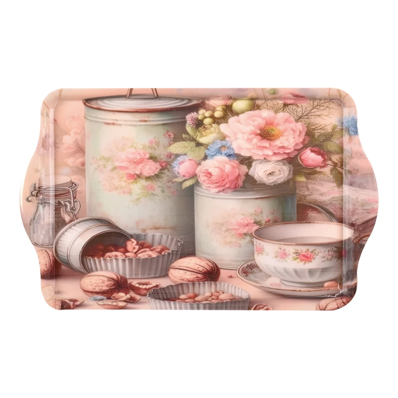 سینی دسته دار مهروز مدل 2000 بانکه سایز 25×39 سانتی متر