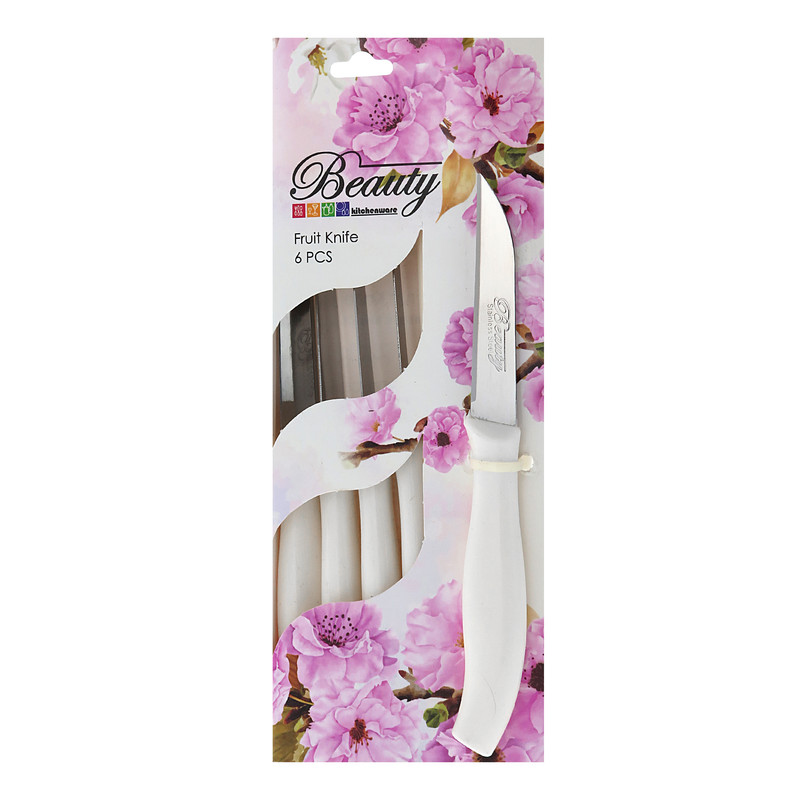 کارد میوه خوری بیوتی مدل B001 بسته 6 عددی