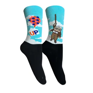 جوراب ساق بلند تن پوش هنگامه مدل پنبه انیمیشن آپ