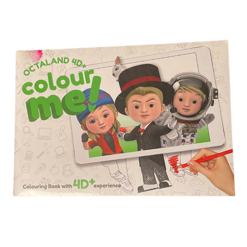 بازی آموزشی رنگ آمیزی مدل Octaland 4D+ Color Me Book