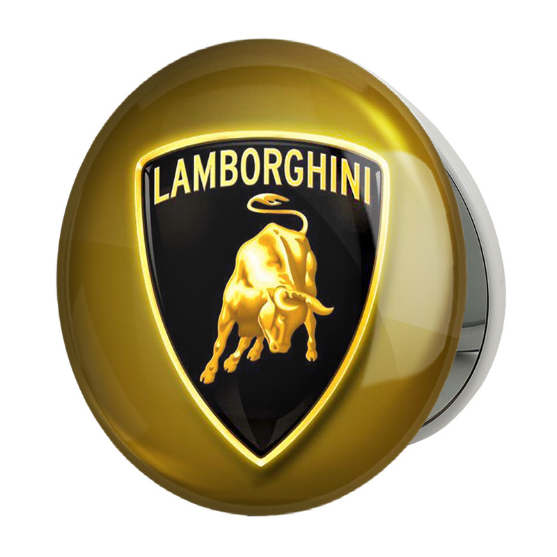 آینه جیبی خندالو طرح لامبورگینی Lamborghini مدل تاشو کد 30631