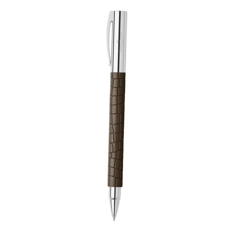 روان نویس فابر کاستل مدل Ambition 3D Croco-Rollerball Pen کد 150928