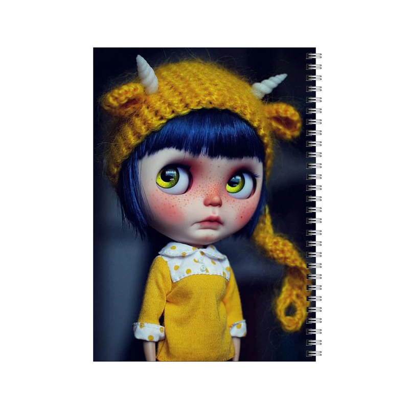 دفتر مشق 80 برگ بامبیلیپ طرح دختر چشم تیله ای کد 3292575