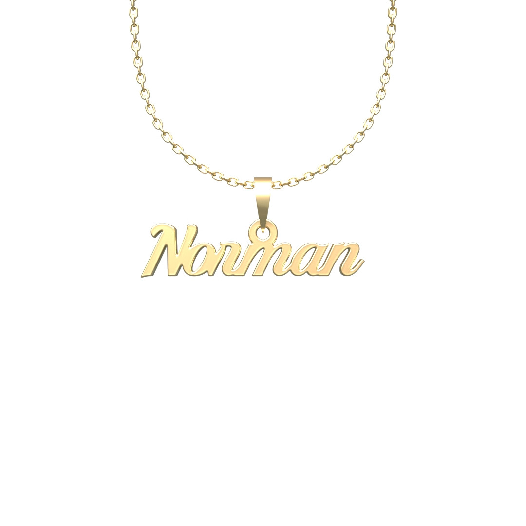 گردنبند طلا 18 عیار زنانه مدوپد مدل Norman گردنبند طلا 18 عیار زنانه مدوپد مدل Norman