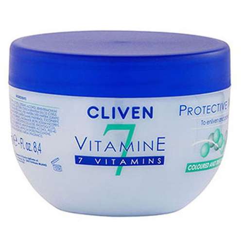 ماسک مو مخصوص موهای رنگ شده و تحت درمان کلیون مدل 7 Vitamine Protective Mask حجم 250 میلی لیتر