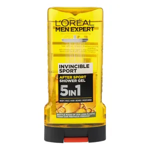 شامپو سر و بدن لورآل مدل Invincible Sport با رایحه چوبی، مرکباتی مناسب انواع پوست حجم 300 میلی لیتر
