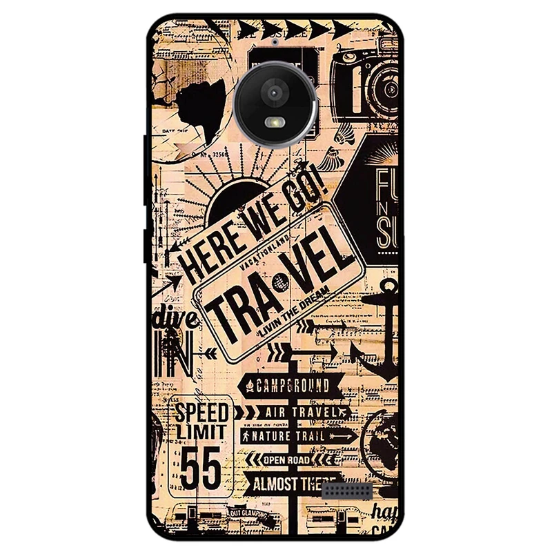 کاور مگافون طرح مسافرت مدل 8098 مناسب برای گوشی موبایل موتورولا Moto E4
