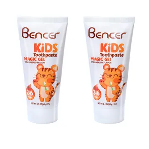 خمیر دندان کودک بنسر مدل ببر حجم 60 میلی لیتر مجموعه 2 عددی
