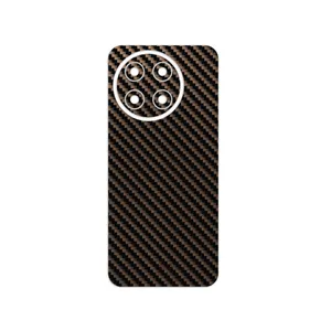 MAHOOT Glossy-Brown-Fiber Cover Sticker for Tecno Spark 30 Pro