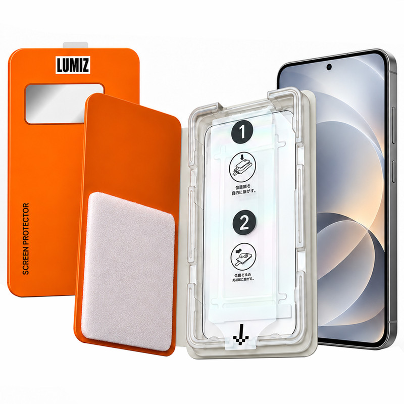 محافظ صفحه نمایش لومیز مدل EASY-INSTALL مناسب برای گوشی موبایل سامسونگ A36 / A56 / S24FE / S25FE