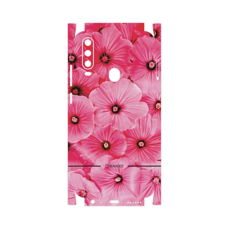 برچسب پوششی ماهوت مدل Pink-Flower-FullSkin مناسب برای گوشی موبایل جی ال ایکس Shahin 2