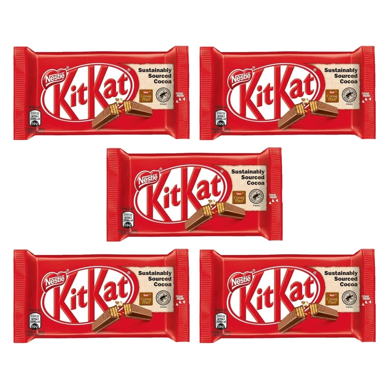 شکلات کیت کت چهار انگشتی - 41.5 گرم بسته 5 عددی