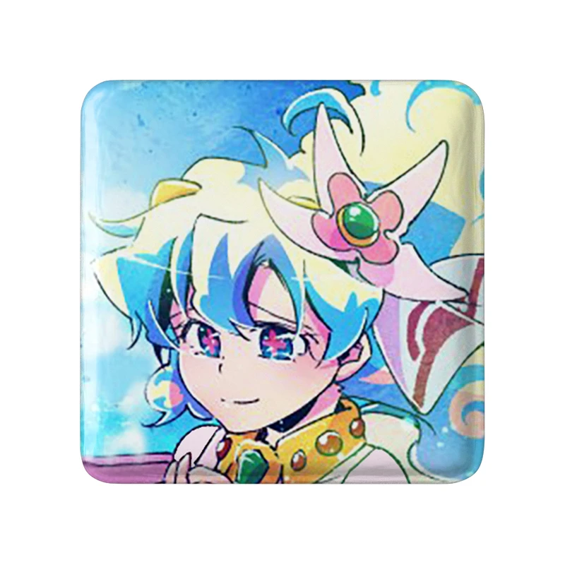 مگنت خندالو طرح سیمون انیمه گورن لاگان مدل مربعی کد 32307