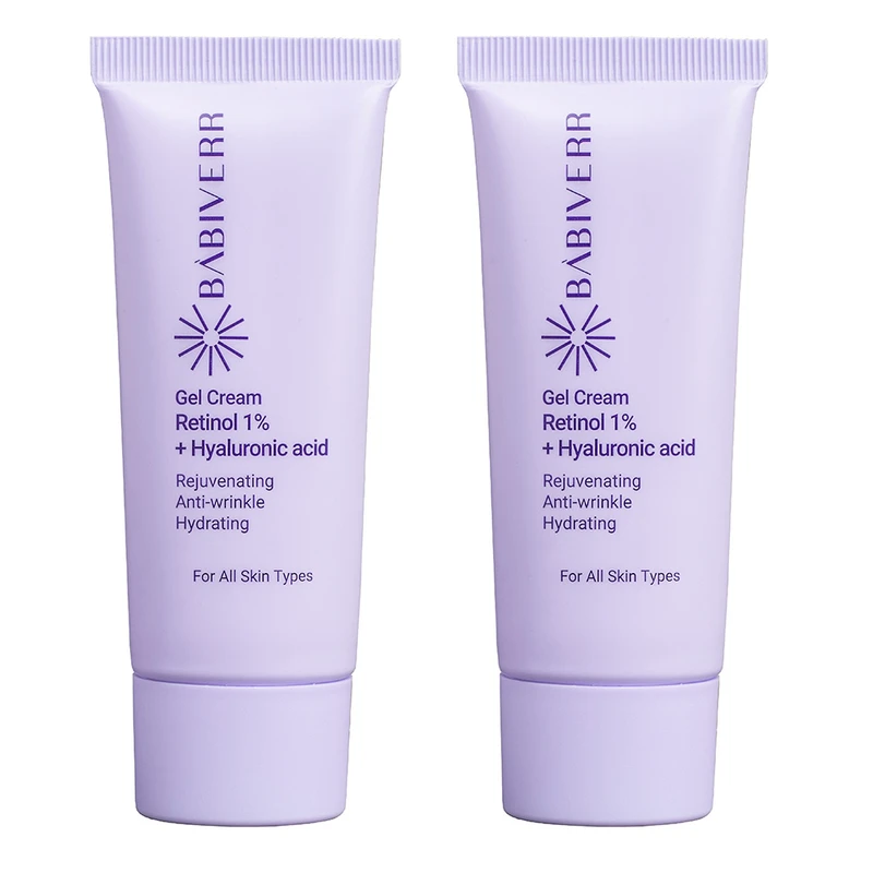 کرم ضد چروک باب ایور مدل رتینول 1 درصد و هیالورونیک اسید حجم 40 میلی لیتر مناسب انواع پوست مجموعه 2 عددی