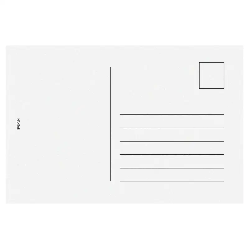 کارت پستال ماهتاب طرح فلامینگو حیوانات کد 2384