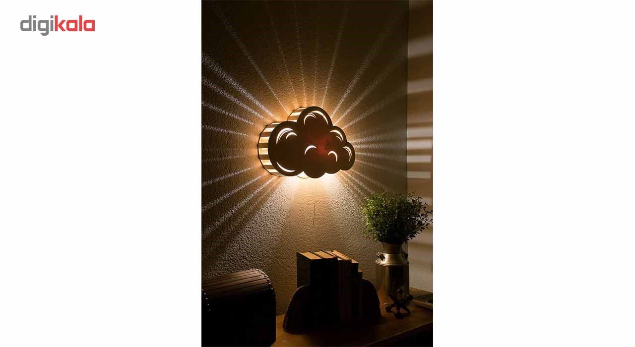 چراغ خواب دیواری طرح ابر کد01 main 1 1