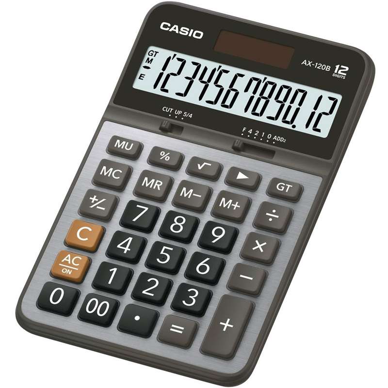 ماشین حساب کاسیو مدل AX-120B ماشین حساب کاسیو مدل AX-120B