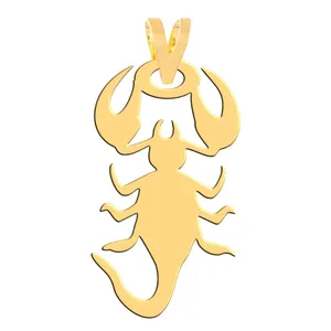 آویز گردنبند طلا 18 عیار زنانه فرشته مدل عقرب  WNL-000414