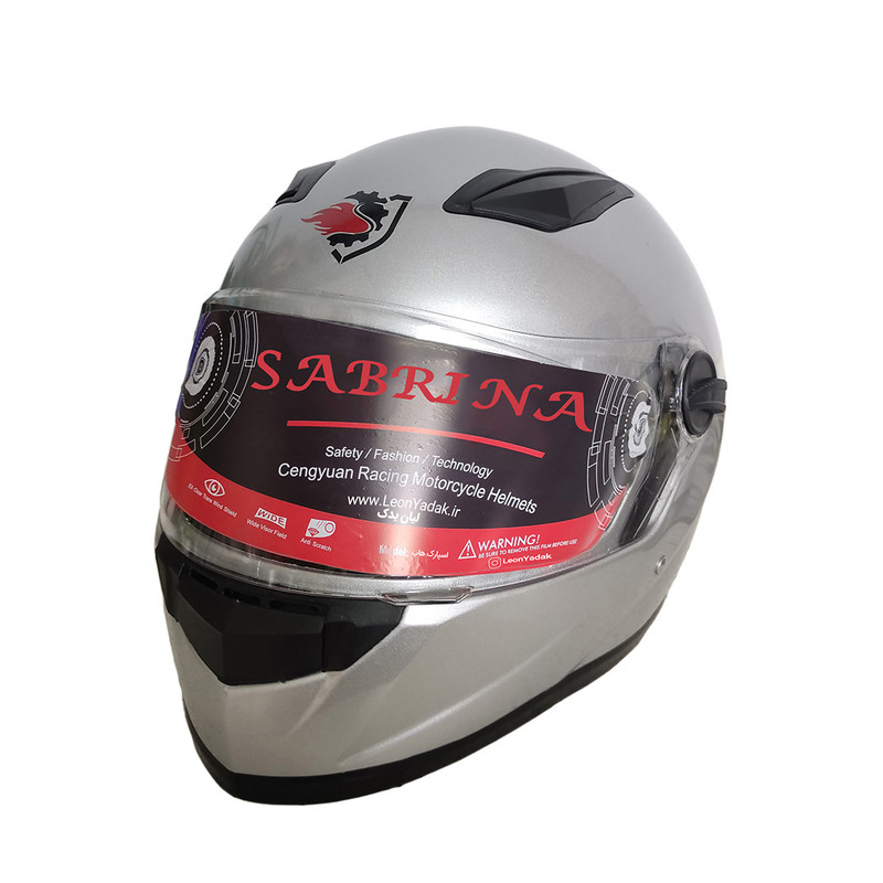 کلاه کاسکت سابرينا مدل Full Face کد Silver 2024 H30