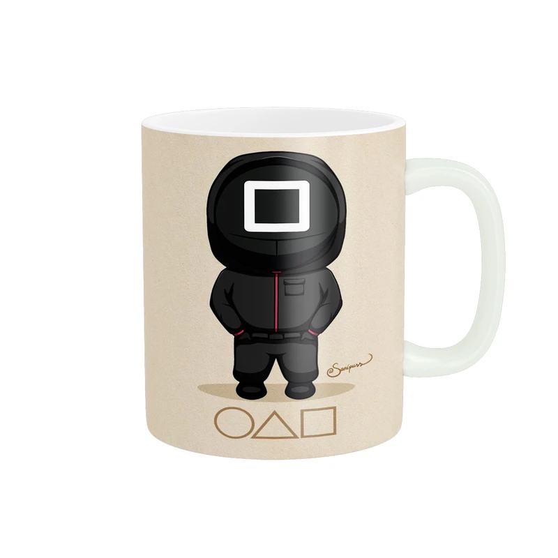 ماگ پادآفرین مدل بازی مرکب طرح اسکویید گیم کد p9254