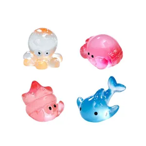 مجسمه مدل شب تاب طرح ماهی بسته ۶ عددی