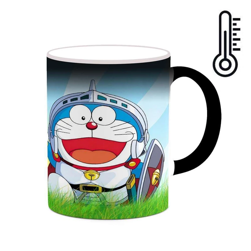 ماگ حرارتی کاکتی مدل کارتون Doraemon کد mgh22541