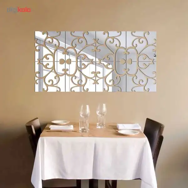 آینه پلکسی گلس دکو وسنا مدل P2001 شصت و چهار تکه